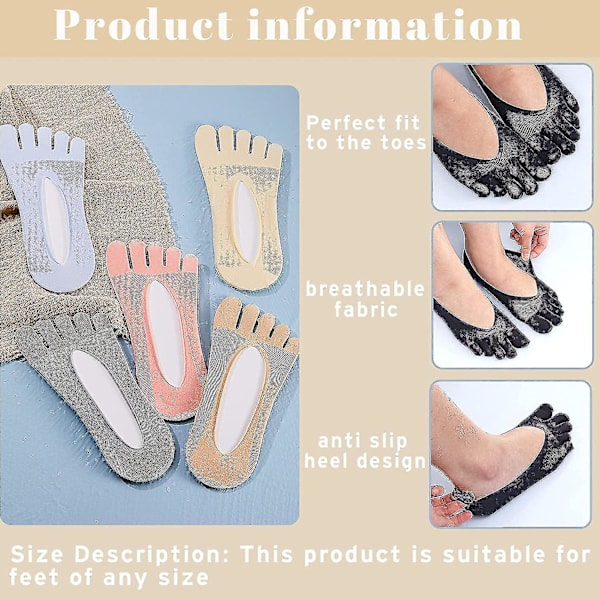 7 Ps Able Toe Finr Socks Finr Socks Finr