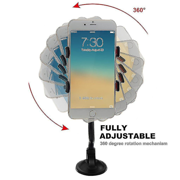 Mobilholder med sugekop til bilen