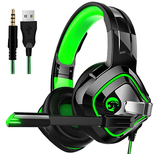 3,5 mm Gaming-øretelefoner til pc, bærbare computere, Ps4 ()