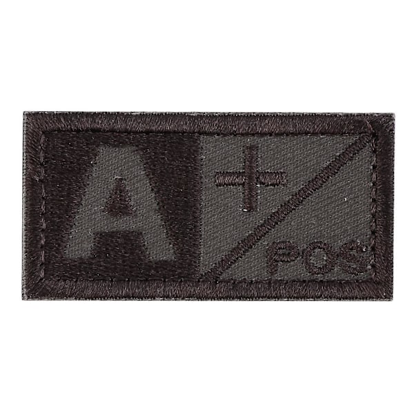Dww-2stk-A- Blodtype Morale Army Tactical Broderi Feste Patch