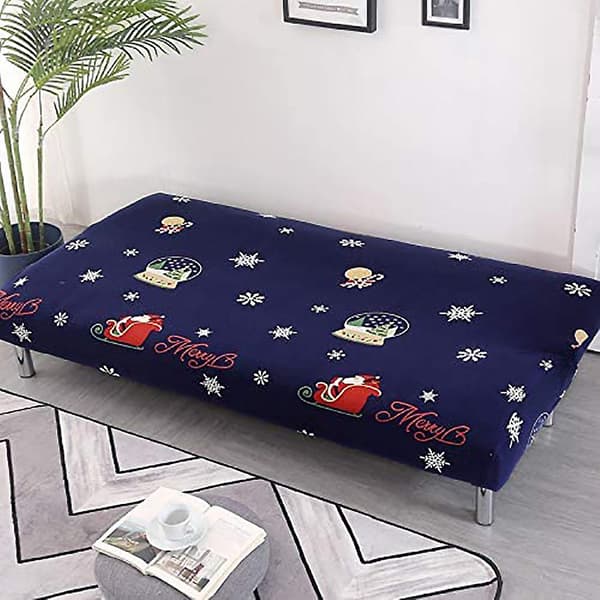 Sofaovertræk uden armlæn til foldbar sovesofa uden armlæn, 190-210 cm
