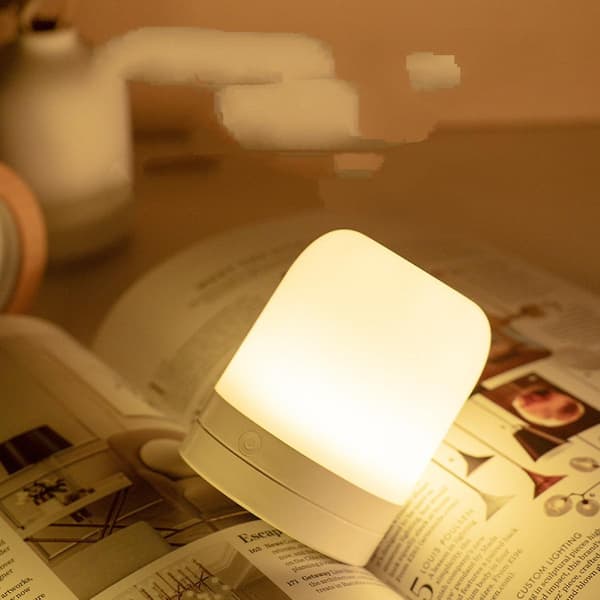 Nattlys for barn, LED-berøringslampe, trinnløs dimming Nurs