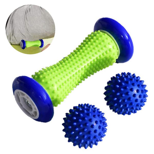 Fodmassagerulle Pigbold Inkluderet 1 Rulle & 2 Pigbolde