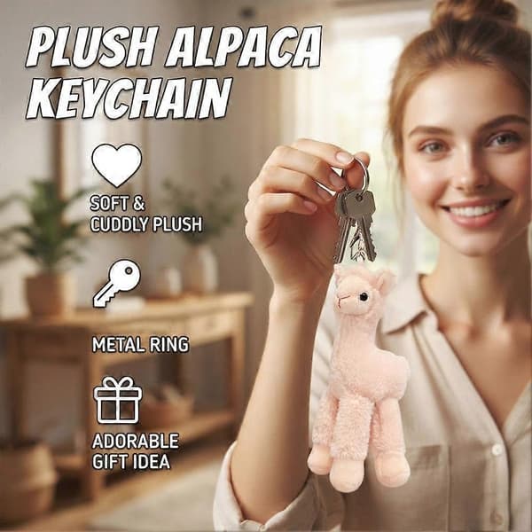 Liten metallnøkkelring for barn, tilbehør i polyester, lett og bærbar, 18 cm Gray