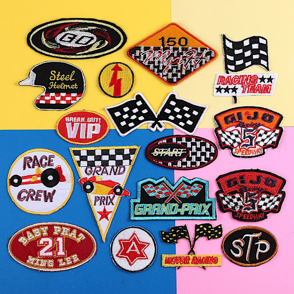 Dww-14 Tilfældige Stykker Børns Stryge-på Patch Badge Stof Skulder Badge Stryge-på Patches Børns Stryge-på Sy Stryge-på Tøj DIY Br