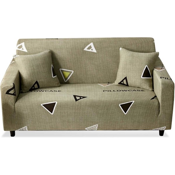 Sofaovertrekk 1-delt sofaovertrekk elastisk mykt stoff 2-seter