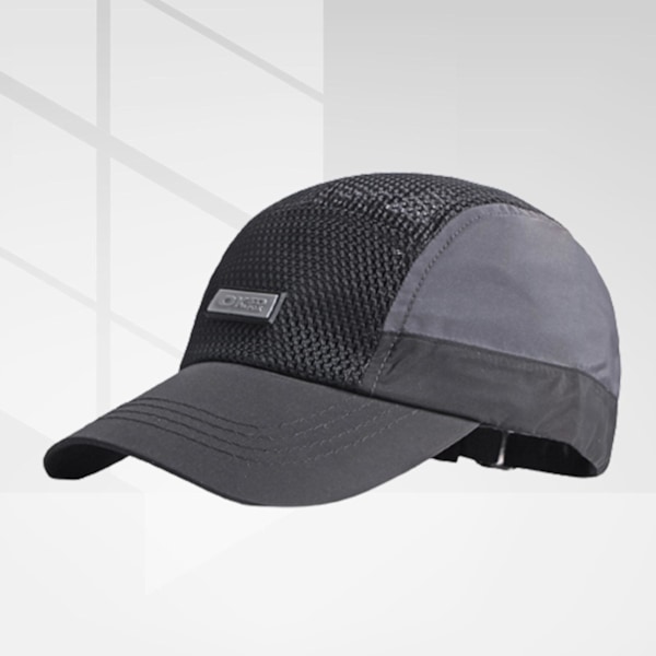 Sommar Mesh Baseball Cap Justerbar Andningsbar Kepsar Snabbtorkande Trucker Hat Utomhus Sport Löpning Hat(Marinblå)