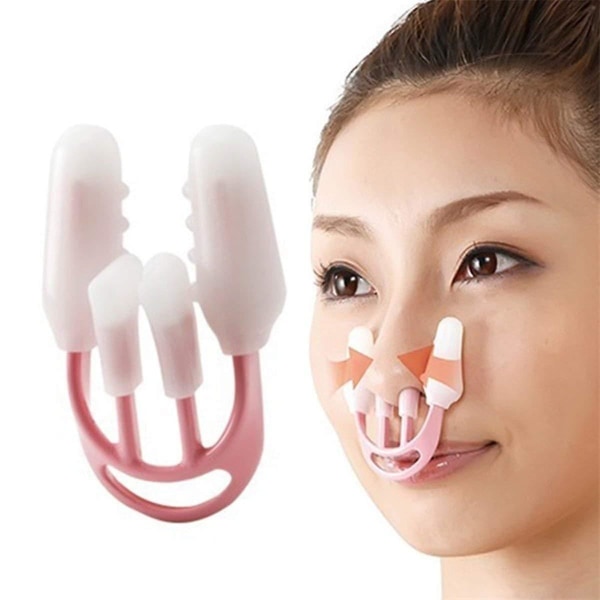 Magic Näsplastik Smärtfri näsa Nyper upp Skönhet Näsbrygga Nose Enhancer Säkert lyftande Concealer Bred böjd näskorrigerare