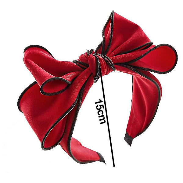 Fashion Headband - Hårtillbehör Stor Rosett Kors Bindning Hårband