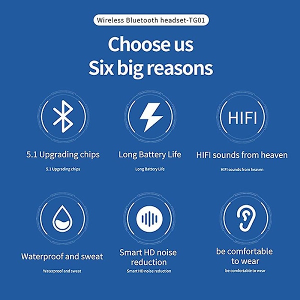 9d Hifi Bluetooth 5.1 Trådløst Headset Cvc8.1 Støjreducerende Stereo In Ear Hovedtelefon Tws Trådløse Øretelefoner Med Led Strømvisning Oplader Etui Chargi