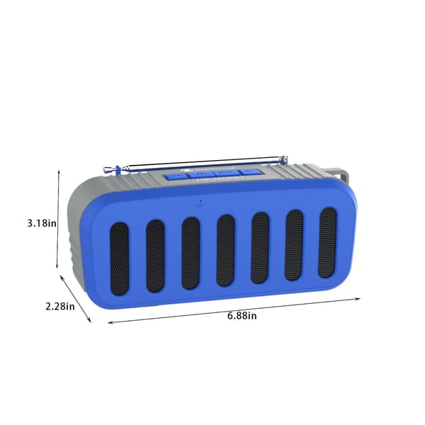 Clearance Bluetooth-högtalarradio Trådlös Utomhussport Bärbar Stereo