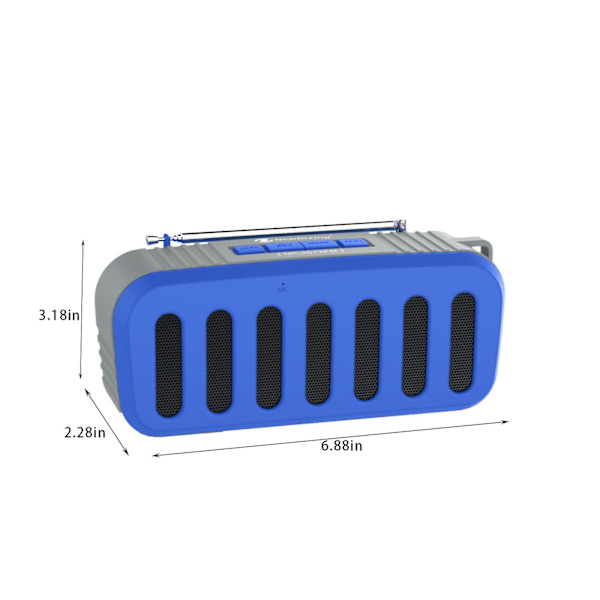 Langaton Bluetooth-kaiutin, radio, ulkoiluun, urheiluun, kannettava, stereot