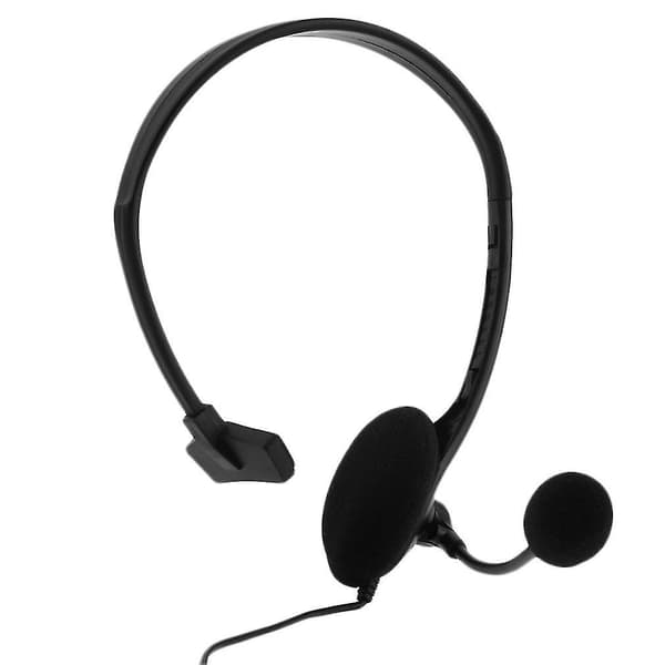 Sort ledning til gaming headset til Playstation Ps4 med Vol Portable