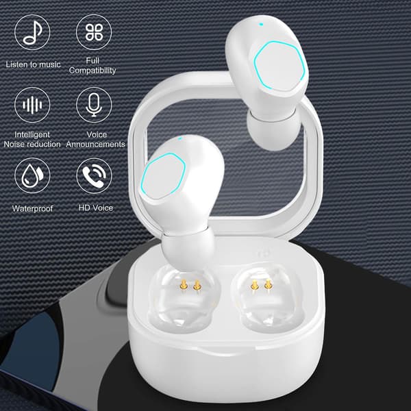 Nyt Bluetooth-headset trådløst Bluetooth-headset binauralt in-ear trådløst touch-stereoheadset I405