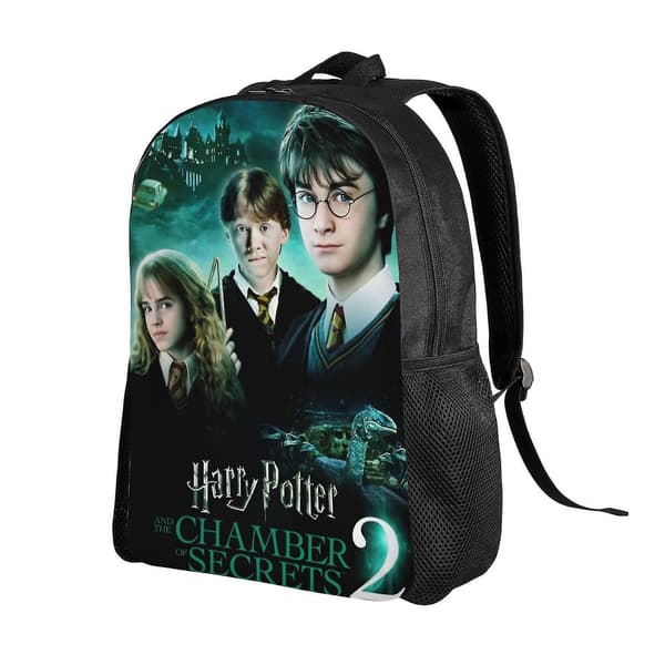 Harry Potter Ryggsäck Lätt Unisex Basic Daypack Bookbag Laptop Väska Ryggsäck För Resor Sc