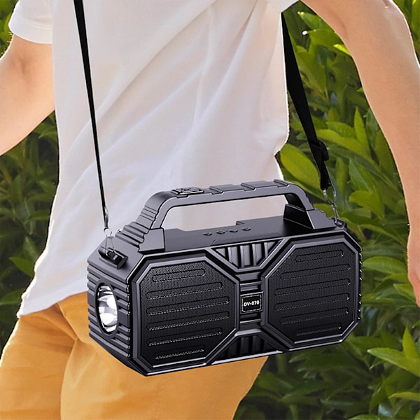 Bluetooth-kaiutin Bluetooth-ääni ulkoammattilaisille Kannettava suuri äänenvoimakkuus Karaoke Langaton taskulamppu Kaiutin Antenni Vakaa vastaanotto