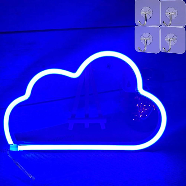 Neon Cloud Light Led Neon Lights For Bedroom Usb/battery Powered Cloud Light Led