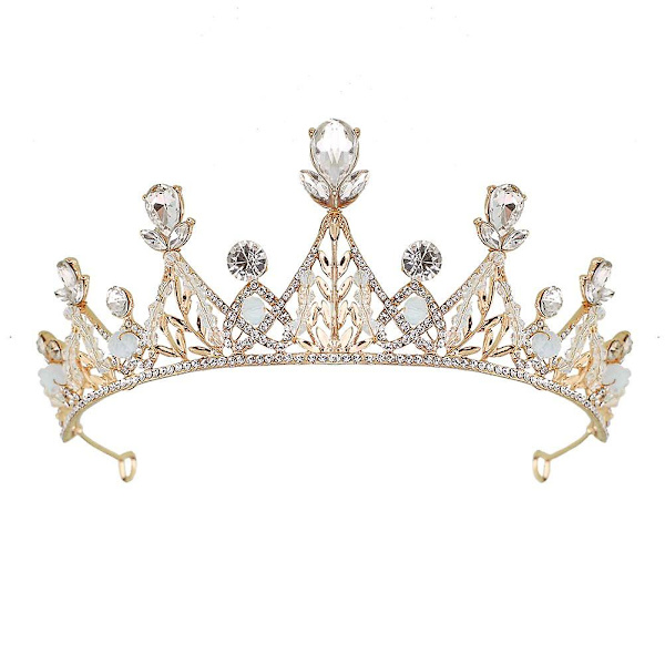 Prinsessekrone og tiara til kvinder og piger Dronningkrone Prom Kostume Tiara Rhinestone Bryllup