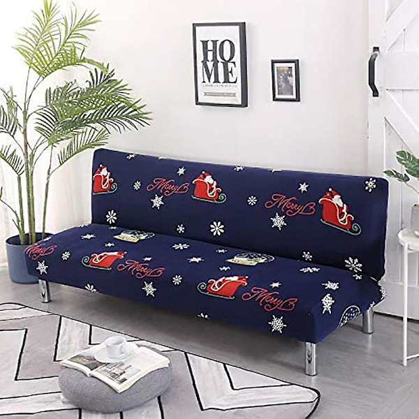 Sofaovertræk uden armlæn til foldbar sovesofa uden armlæn, 190-210 cm