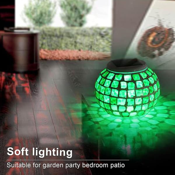 Solcelle lanterne sol dekoration lys sol have lys farveskiftende sol bordlampe
