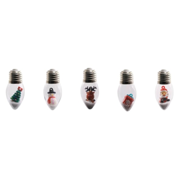 Juldekoration 1,5M USB-driven snögubbe jultomte julgran semester LED-lampor blinkande ljusslinga
