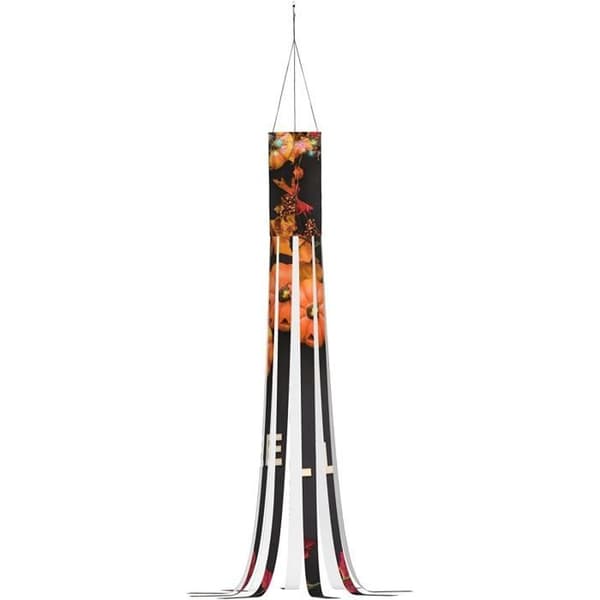 Halloween vindpose - Halloween efterårsblade - 152 cm - Orange - Udendørs dekoration - Voksen