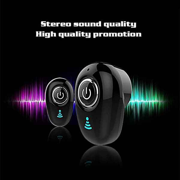 Ture Wireless Earphon In-ear Headset Bluetooth Headset Mini Headset Sports Headset Wireless Headset Earphone Wireless Noise Reduction Headset Bl