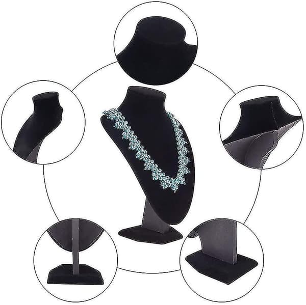 3D Halsband Display Hänge Kedja B Fäste Smycken D