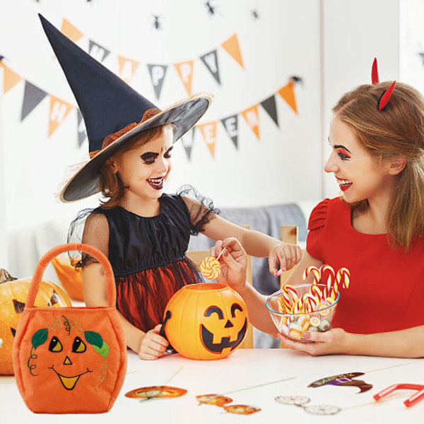 2st Halloween-godispåsar Filtpåsar Godispåsar Spöklika festrekvisita-Orange Möbler och boende, fester och speciella tillfällen, fest- och evenemangsdekoration