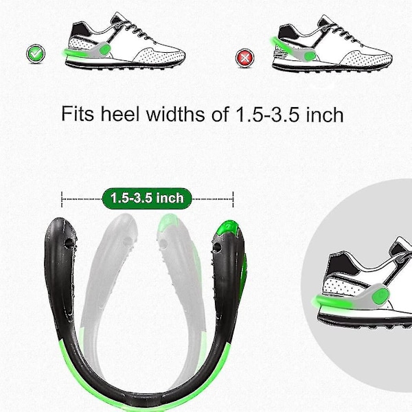 Sko Clip Lys USB Genopladelig Natløbeudstyr Sikkerhedsregnfast Jogging Blinkende Udendørsudstyr Clip Lys (grøn) (2stk)