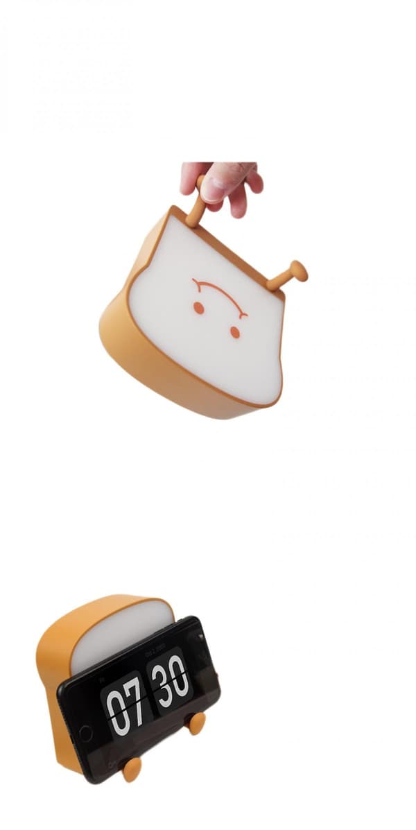 LED nattlys, toast nattlys, oppladbart nattlys