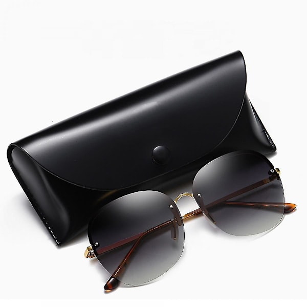 Polariserede rammeløse overdimensionerede solbriller til damer - Fashion Gradient Sunglassesxq-sg472