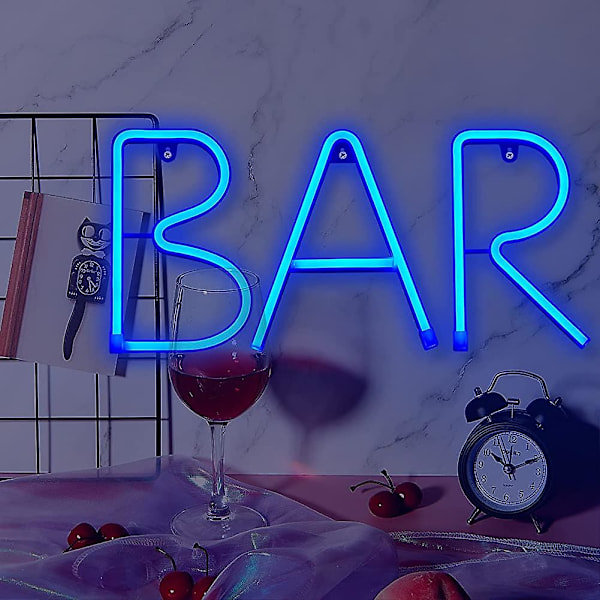 Bar Neon Sign Neon Letter Cocktail Sign Bar Led Light Sign Led Word Sign Wall Heilwiy Gift