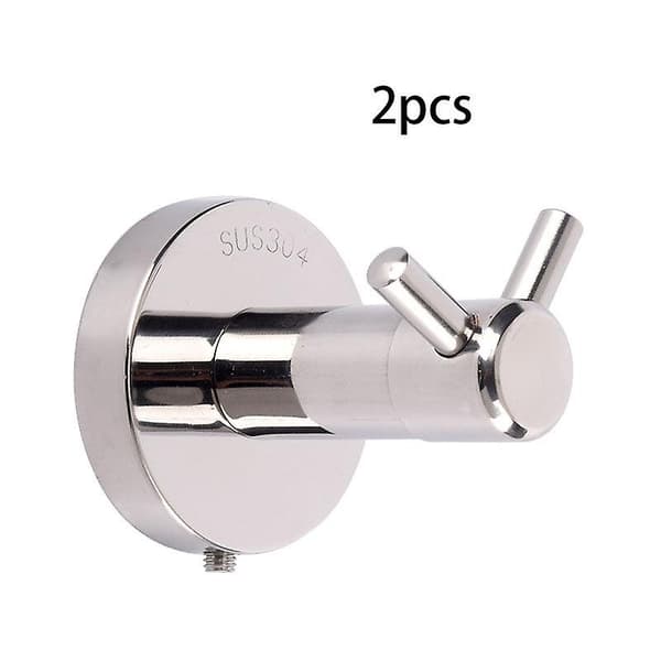 Ruostumattomasta teräksestä valmistetut koukut kylpyhuonekoukut keittiökoukut - 6*6cm, 2kpl