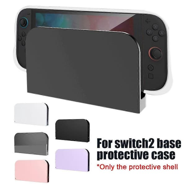 Skyddsfodral för Switch 2-dockningsstation, reptåligt och fallsäkert white