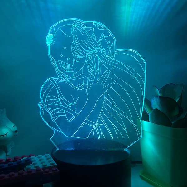 3D LED nattlys Anime-karakter 3D-illusjon