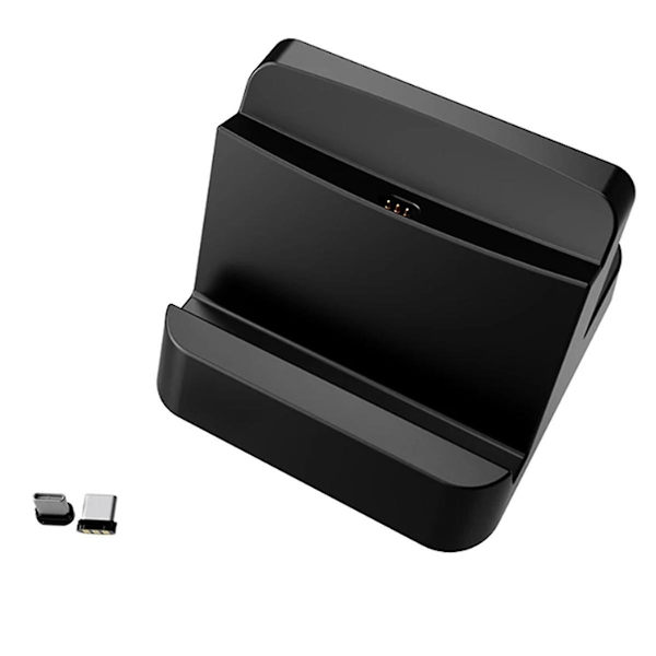 Bärbar laddningsbas för Portal Handheld Contact Charging Base Handheld Charging Base Charger Svart（Svart）