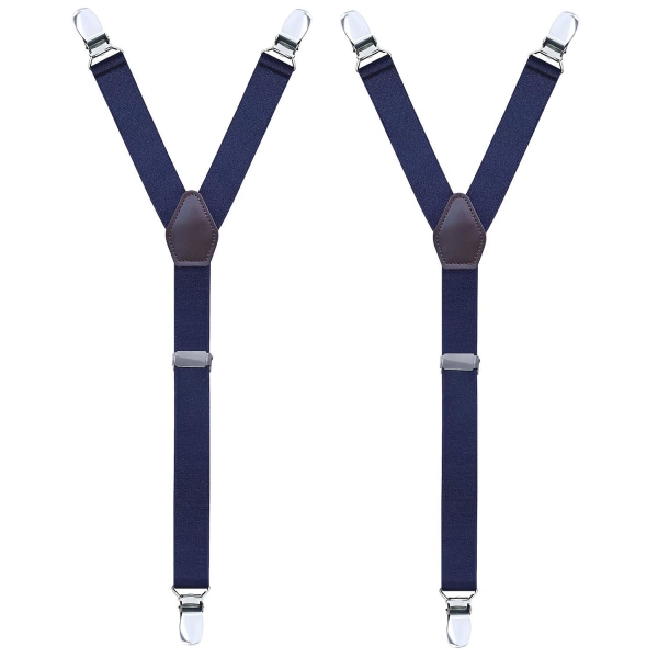 Färg Cyanfigure 1 som standard justerbart elastiskt strumpebandsbälte för män, militär stil, halkfritt, Y-format
