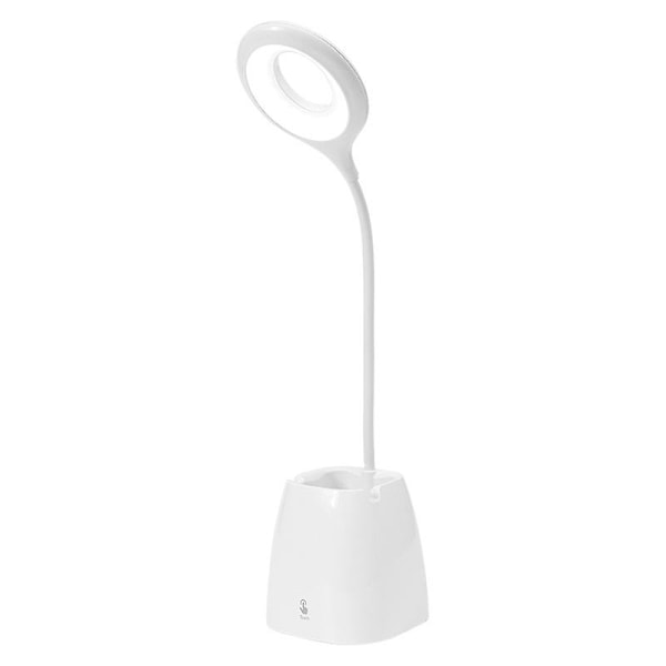 LED-pöytävalaisin, lasten pöytävalaisin himmennettävä 3 kirkkaustasoa suojaa langatonta USB-latausta