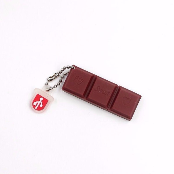 USB Key 16gb flash-enhet rolig 3d-karaktär chokladbrun