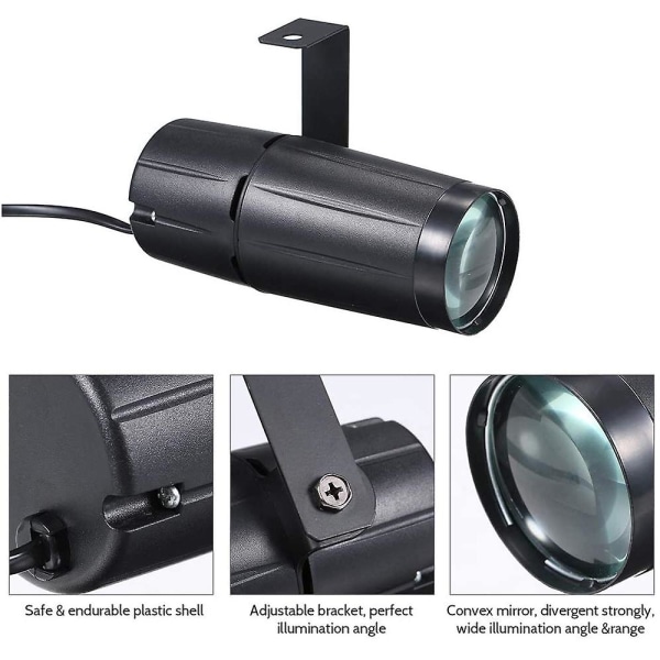 Disco Ball Pin Spot Light Led Stage Belysning Beam Spotlight Lights For