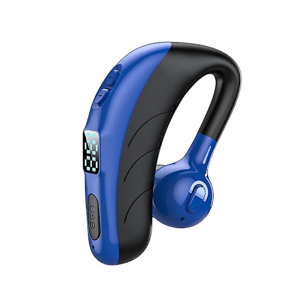Bluetooth 5.2-headset trådlöst affärs-hörlursheadset LED-display bil affärshandsfree-telefonheadset med mikrofon körningsmötesheadset
