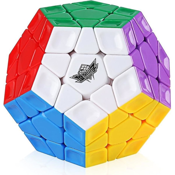 Cyclone Boys 3x3 Megaminx Klistermärkeless Speed ​​Cube Pentagonal Dodecahedron Cube Pusselleksak