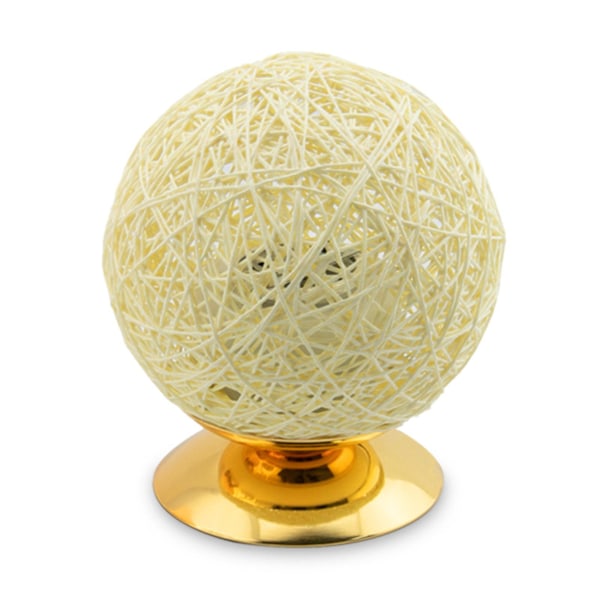 Lampe for soverom, nattlys for barn - Rattan Ball Light LED Rattan Ball Lampe Dimbar LED Projektor Nattlamper med fjernkontroll, Bluetooth-høyttaler