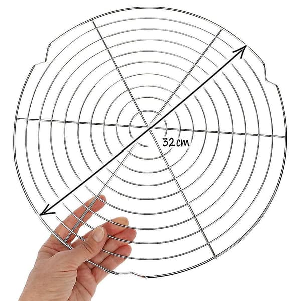 Bagekage Net Rack Rundt Brødkølingsstativ 32,5 cm, Kagestativ