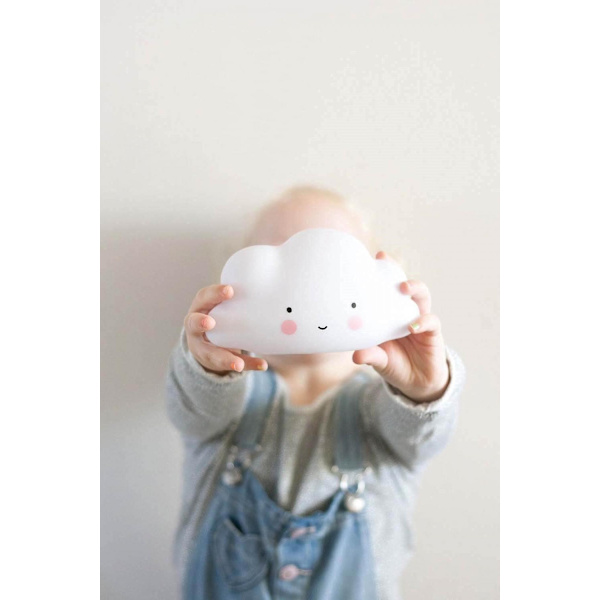 Cloud Natlampe | Batterier Inkluderet 15 cm Børn Ro