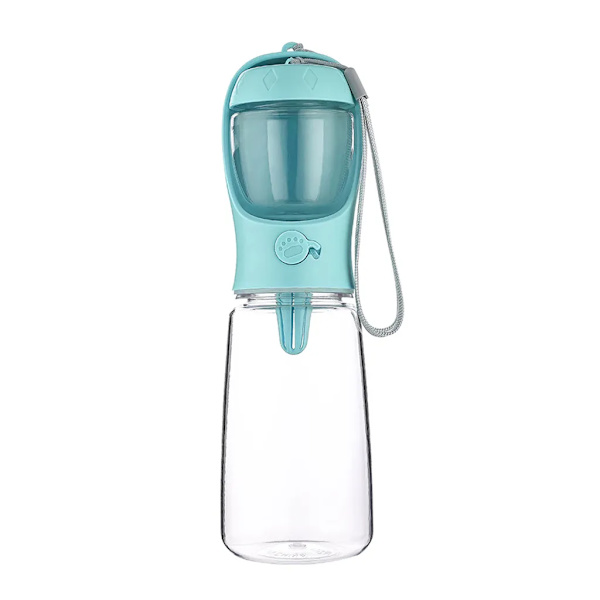 Hunde drikkekop, vandkop, madkop 2-i-1, nem at bære og nem at rengøre, 550 ml