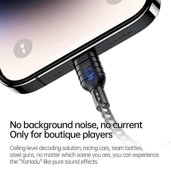 GS1 Audio Board Hörlurskontakt Typ-C till 3,5 mm 30W Ljudkort för / 15 Pro Max (Grön)