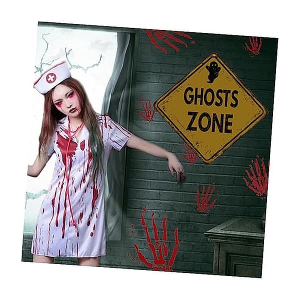 3 Halloween PVC -seinätarraa juhlakoristeluun