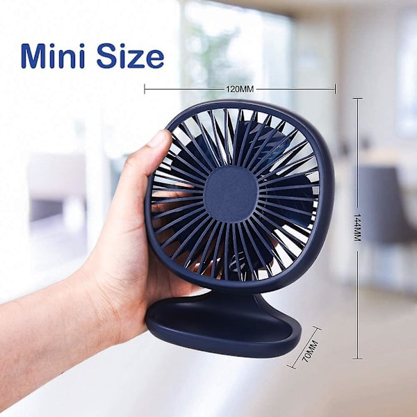 Usb-fläkt Mini PC-fläkt Bordsfläkt 3 justerbara hastigheter Usb-fläkt Perfekt personlig fläkt för stationär dator Notebo